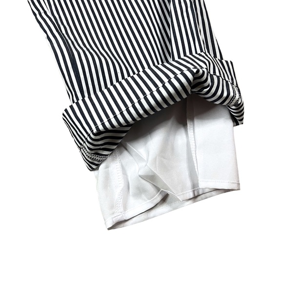 Revolve Superdown Medium NWT High Rise Striped Straight Leg Pants - Picture 5 of 9